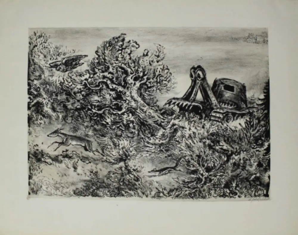 リトグラフ Weber - Fortschritt / Progress