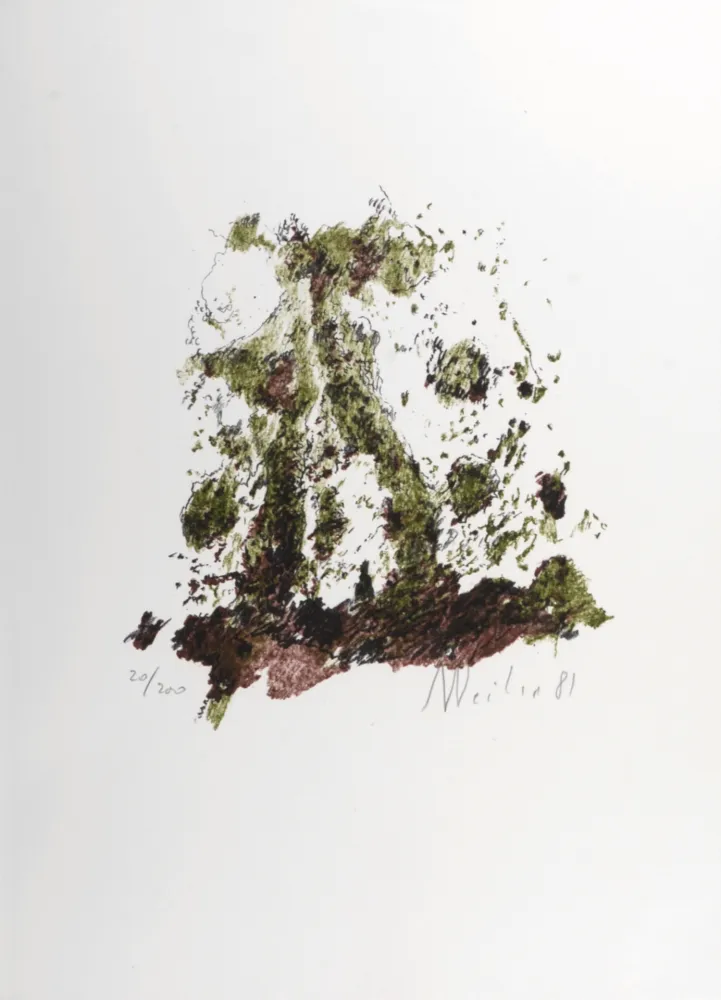 リトグラフ Weiler - Composition, 1987 - Hand-signed