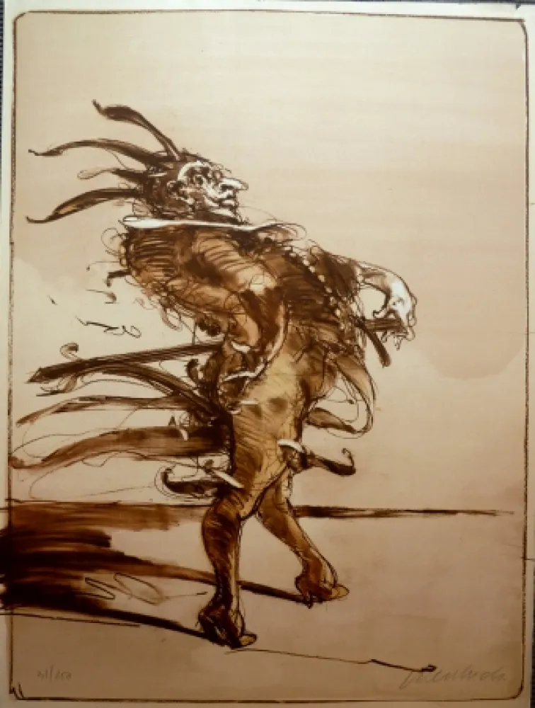 リトグラフ Weisbuch - Il Terore