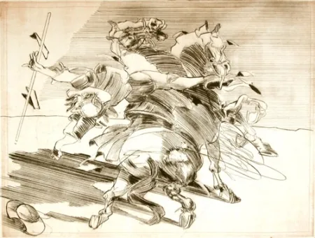 彫版 Weisbuch - LE CHEVALIER DE LA MANCHA