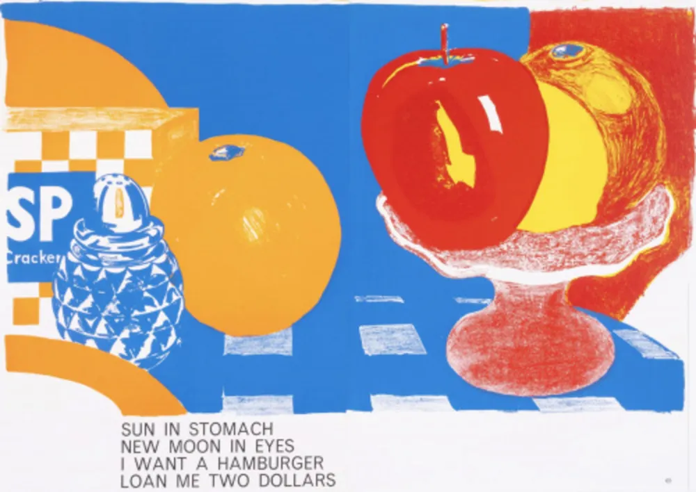 リトグラフ Wesselmann - Apples and Oranges, from the One Cent Life portfolio