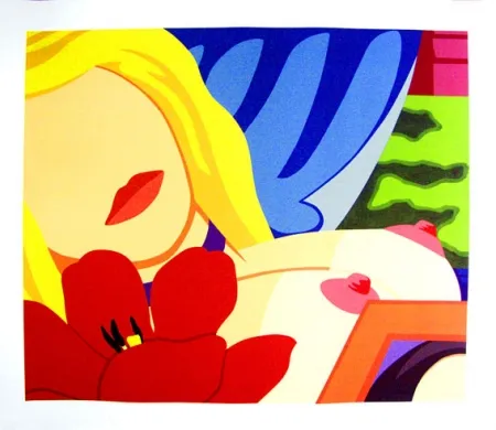 リトグラフ Wesselmann - Bedroom blonde