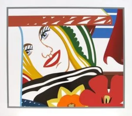 シルクスクリーン Wesselmann - Bedroom Face #41