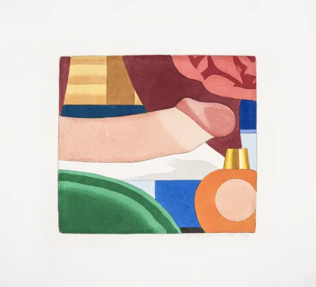シルクスクリーン Wesselmann - Bedroom Penis