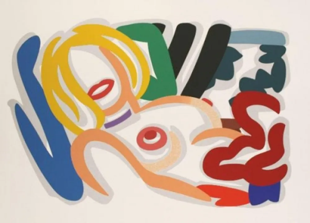 シルクスクリーン Wesselmann - Big Blonde with Choker