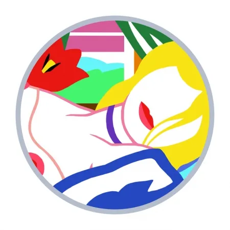 シルクスクリーン Wesselmann - Blonde Vivienne