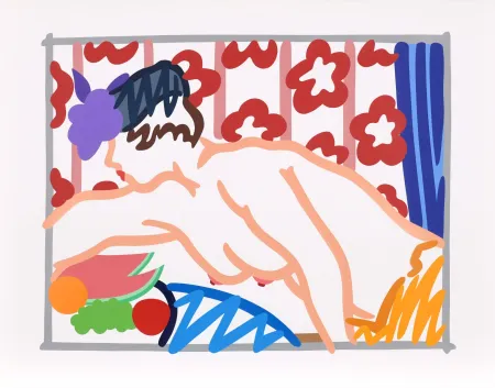 シルクスクリーン Wesselmann - Judy Reaching Over Table