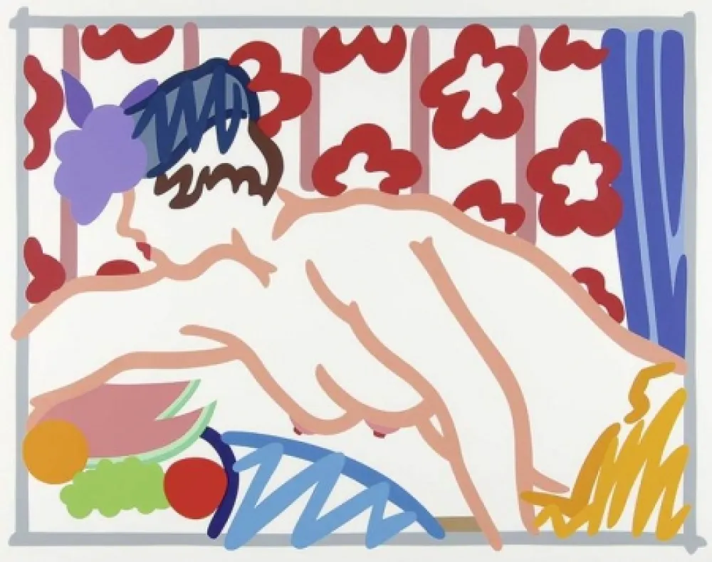 リトグラフ Wesselmann - Judy Reaching Over the Table