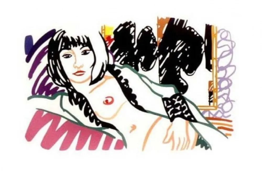 シルクスクリーン Wesselmann - Monica With Motherwell