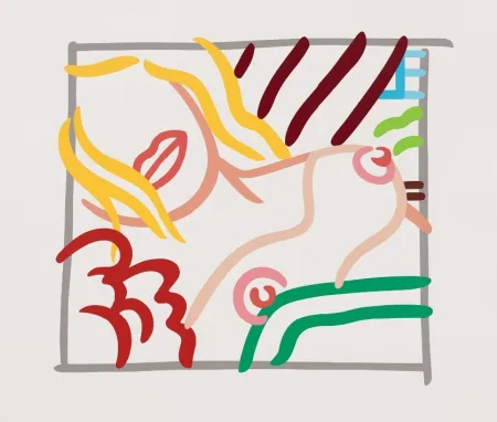 シルクスクリーン Wesselmann - New Bedroom Blonde Doodle