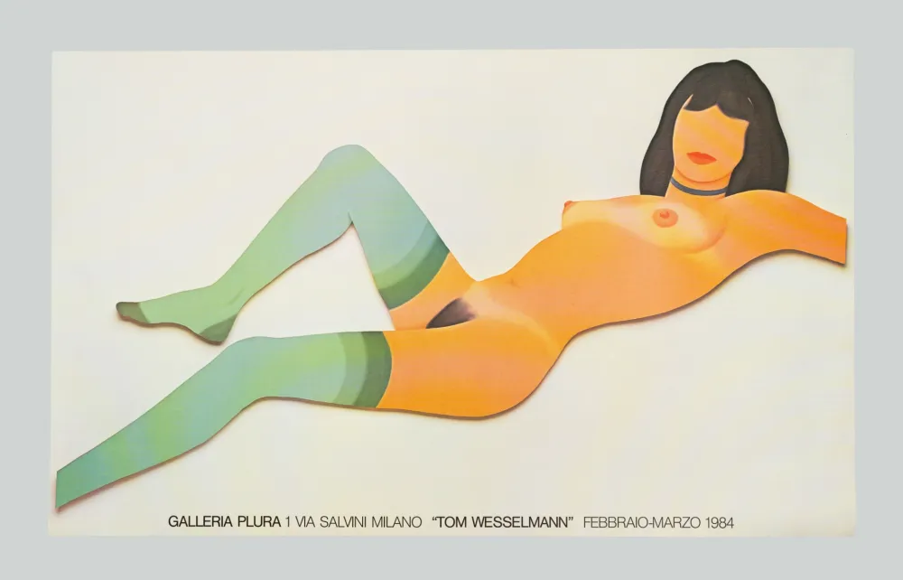 リトグラフ Wesselmann - Nude