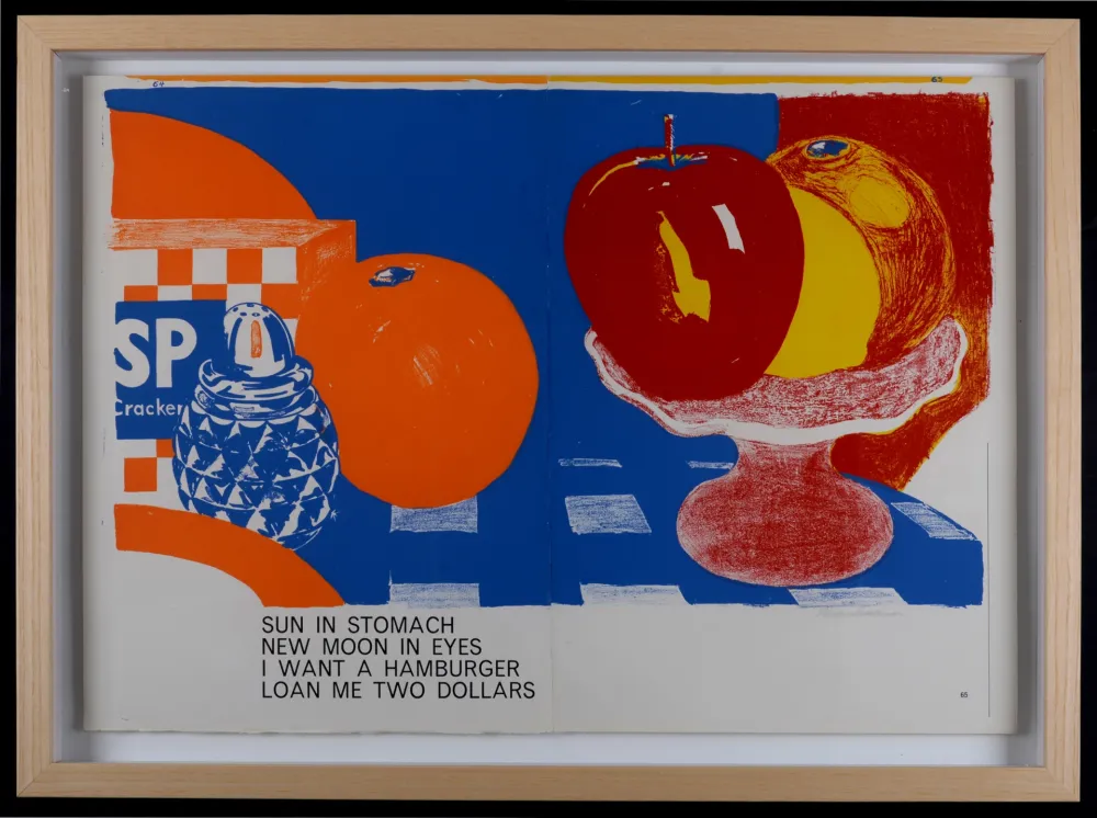 リトグラフ Wesselmann - Sun In Stomach New Moon In Eyes, 1964 – Hand-signed & framed