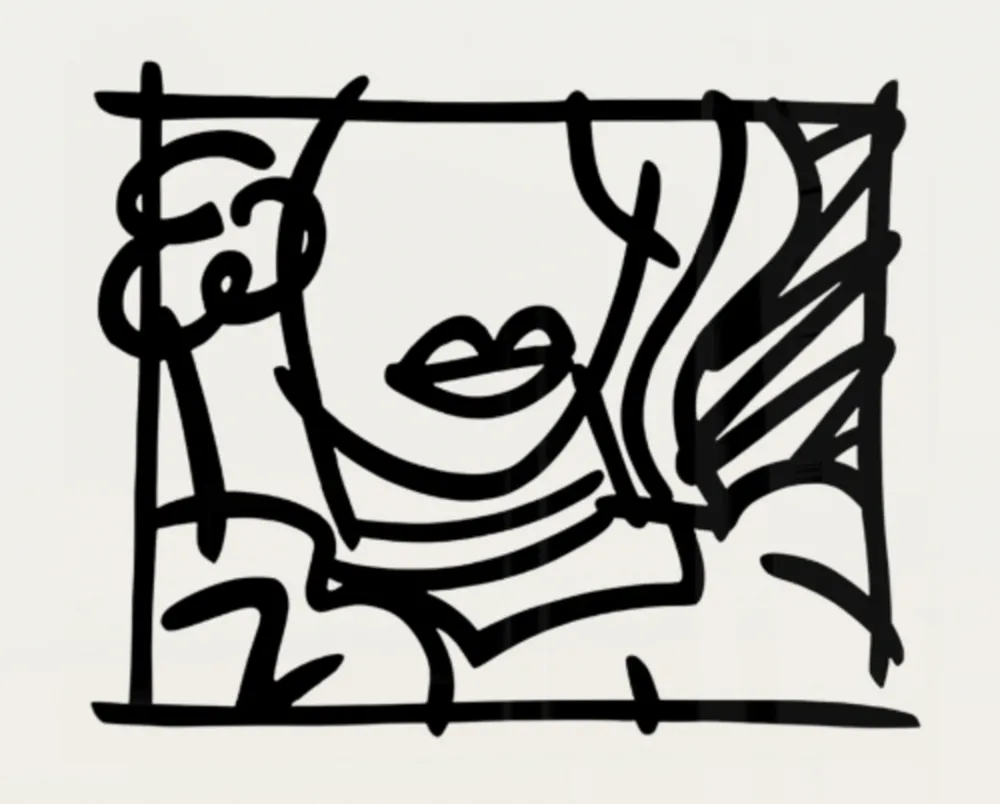 シルクスクリーン Wesselmann - Woman with Green Blouse