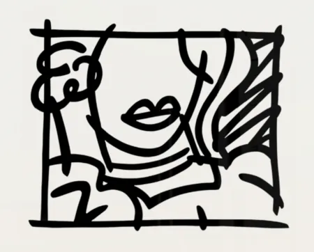 シルクスクリーン Wesselmann - Woman with Green Blouse