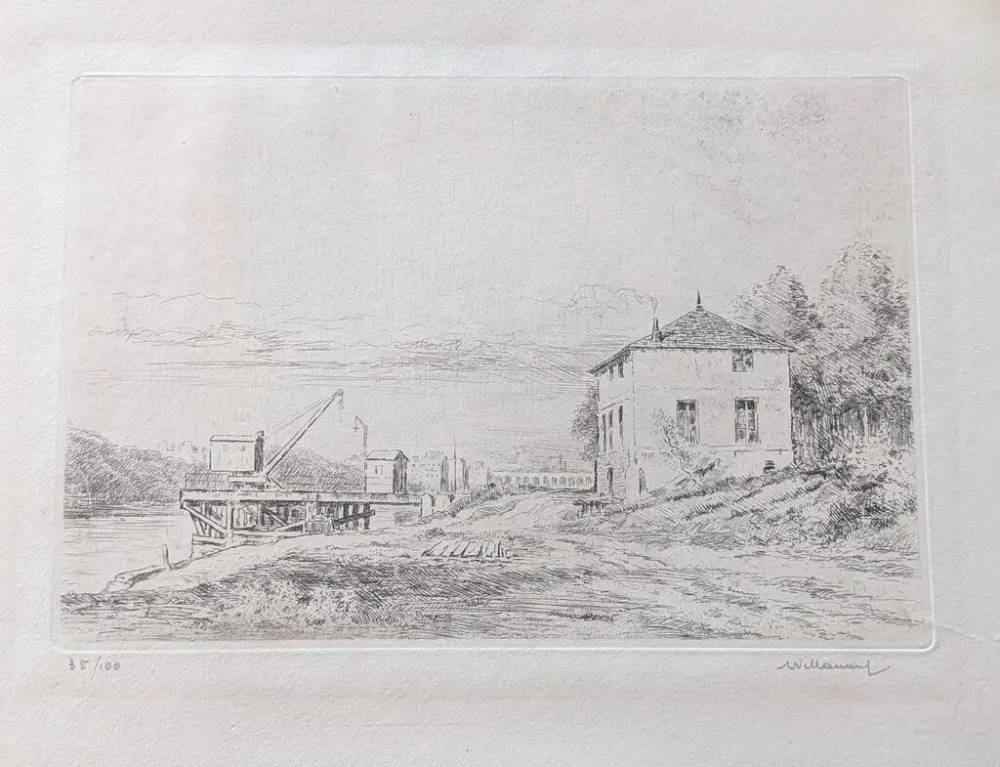 彫版 Willaume - Le Quai d'Issy