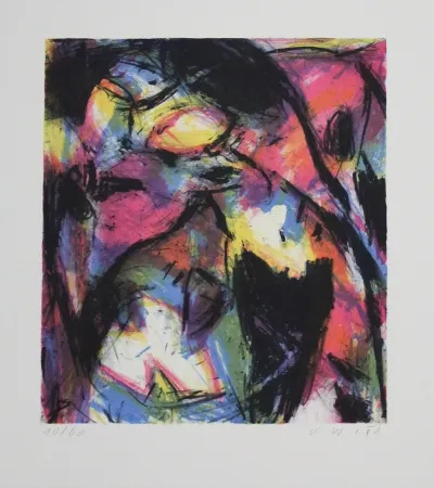 リトグラフ Winter - Untitled