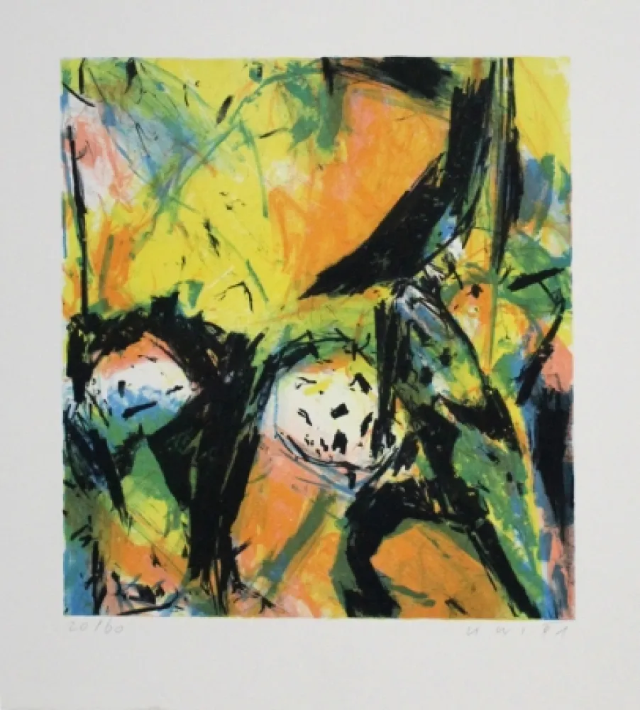 リトグラフ Winter - Untitled