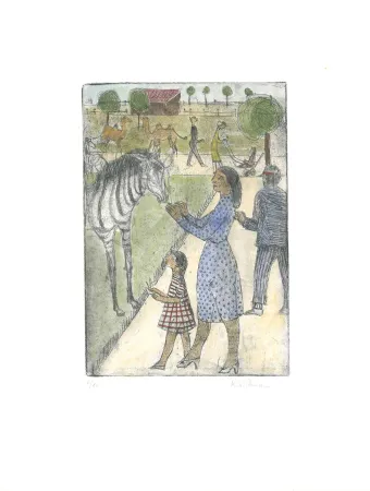 彫版 Wittmann - Im Zoo / At the Zoo