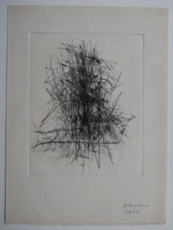 彫版 Wols - Große Tasche I - Pour 