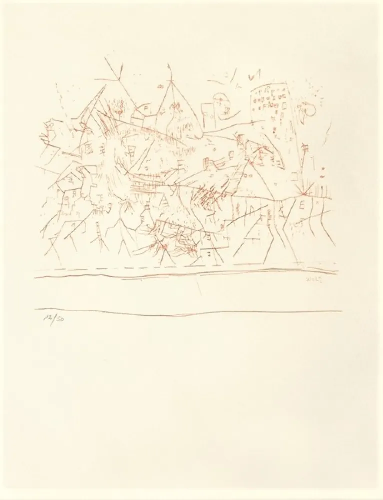 リトグラフ Wols - Untitled