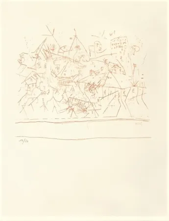 リトグラフ Wols - Untitled