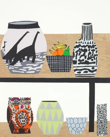 多数の Wood - Shelf Still Life