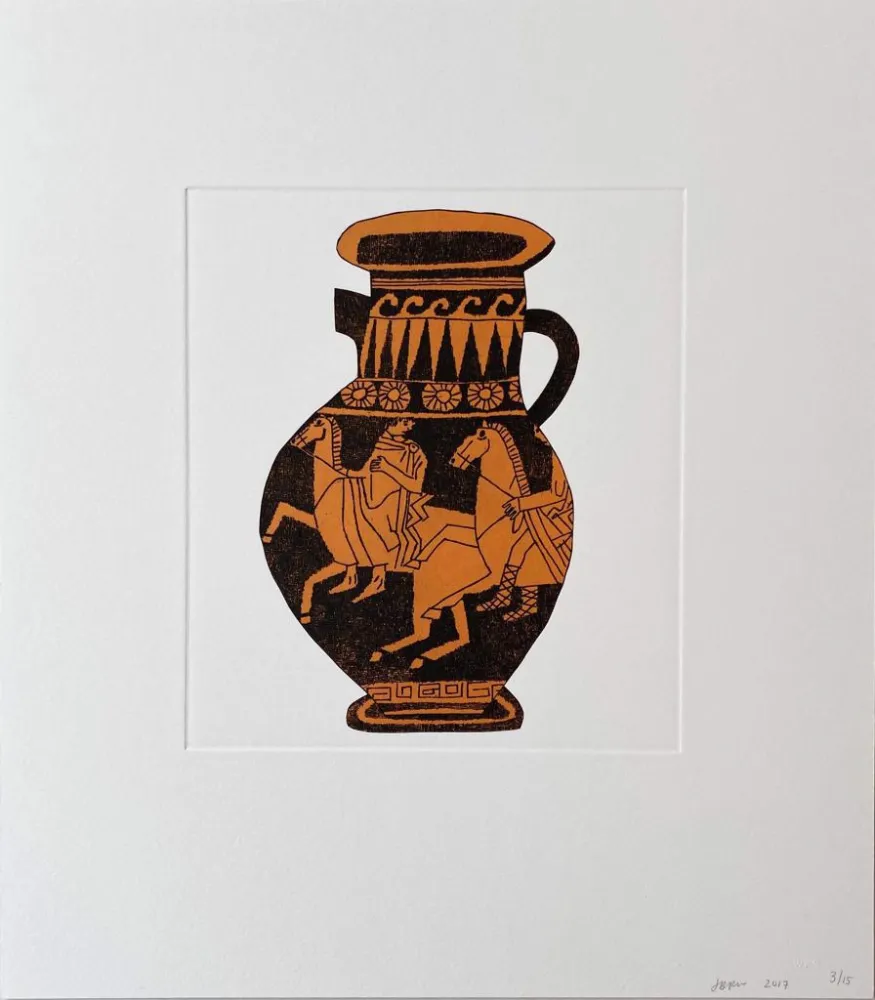 彫版 Wood - Untitled (3) from 8 Pots