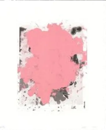 リトグラフ Wool - Portrait (red)