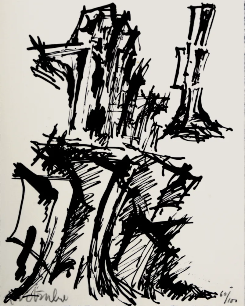 リトグラフ Wotruba - Composition, 1967 - Hand-signed!