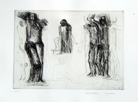 彫版 Wotruba - Omaggio a Michelangelo