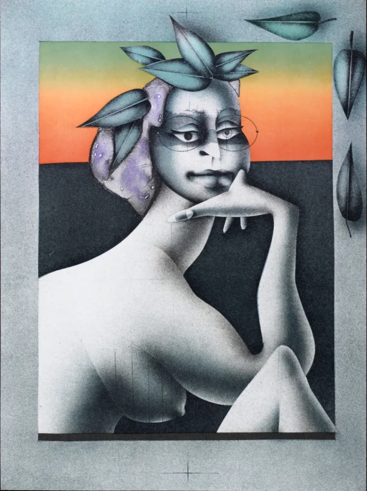 リトグラフ Wunderlich - La penseuse du Printemps, 1977