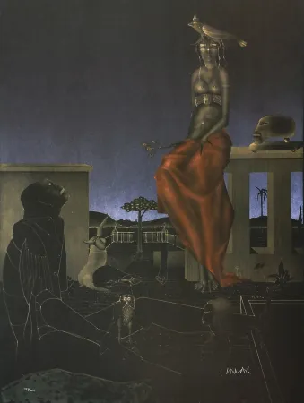 リトグラフ Wunderlich - PARADIESGARTEN