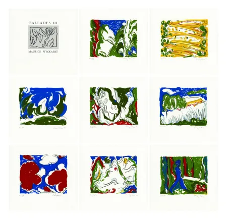 リトグラフ Wyckaert - Balades III (complete portfolio)