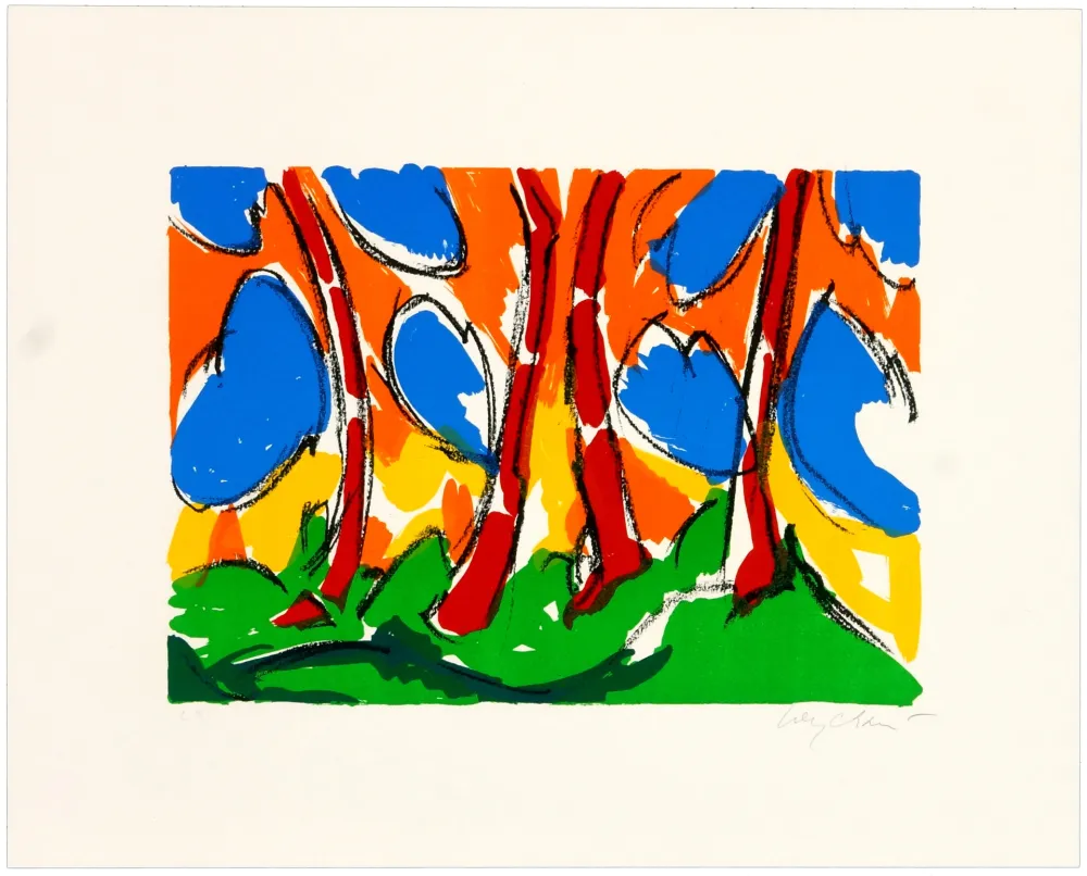 リトグラフ Wyckaert - Encre cinq et sept