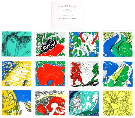 リトグラフ Wyckaert - Epistle to the earl of Burlington (complete portofolio)