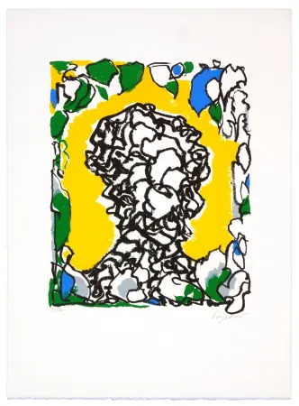 リトグラフ Wyckaert - Portrait d'Alexandre Pope