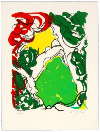 リトグラフ Wyckaert - Sans titre