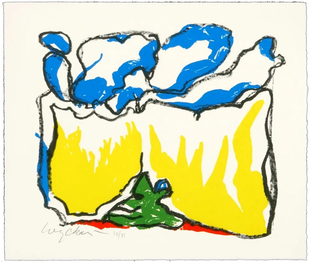 リトグラフ Wyckaert - Sans titre