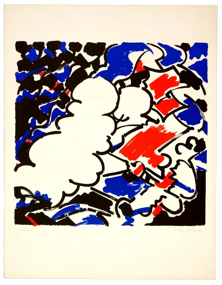 リトグラフ Wyckaert - Sans titre