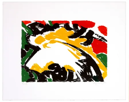 リトグラフ Wyckaert - Sans Titre