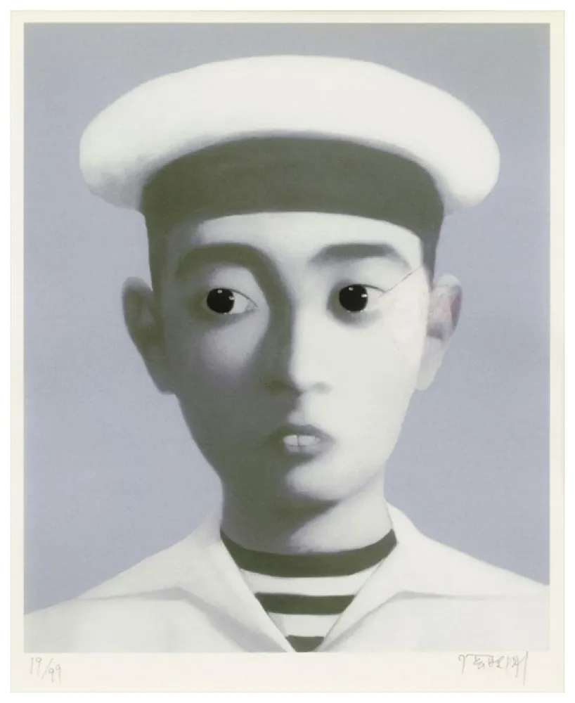 デジタル版画 Xiaogang - Identity Portrait 