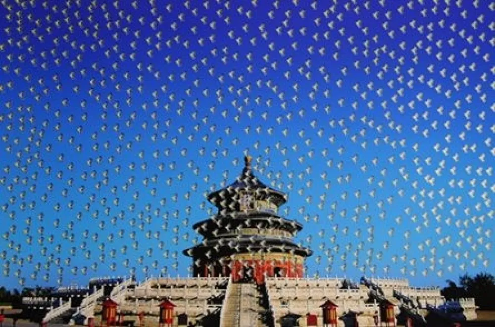 シルクスクリーン Yan - Temple of Heaven