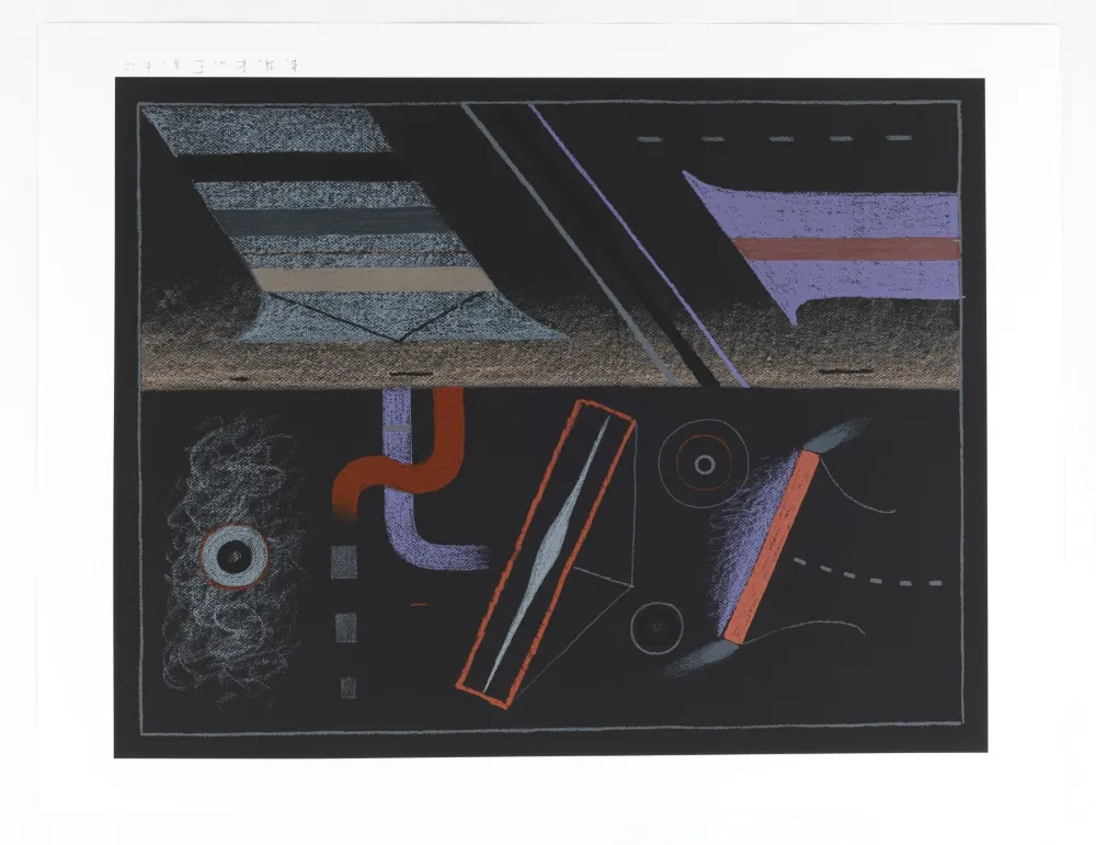 シルクスクリーン Yankilevsky -  Portfolio «Aufbruch aus Moskau»