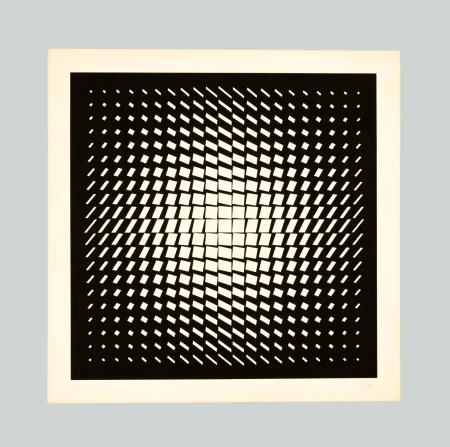 シルクスクリーン Yvaral - Composition