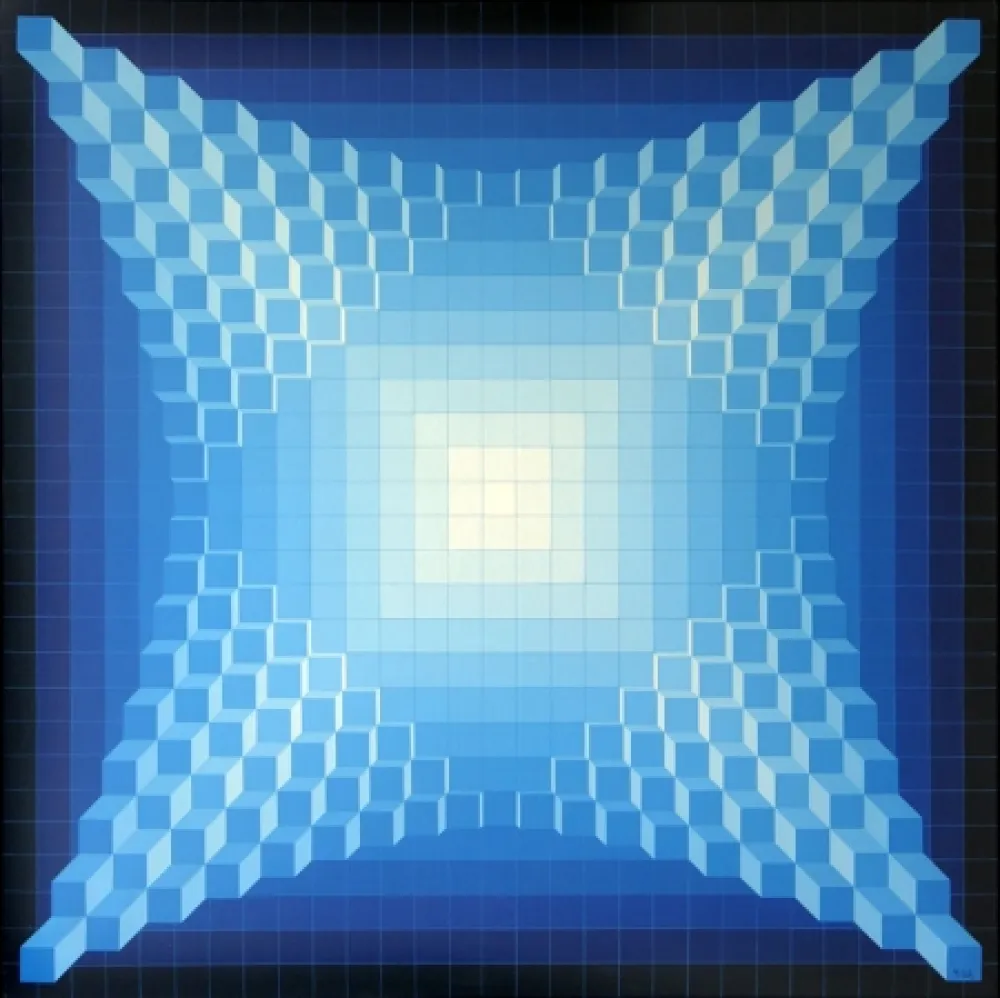 技術的なありません Yvaral - Structure Cubique Quadri B