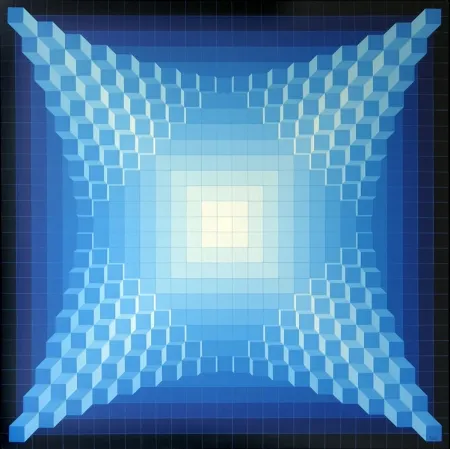 技術的なありません Yvaral - Structure Cubique Quadri B