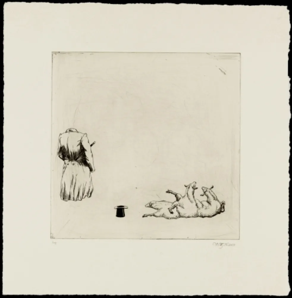 エッチング Zaare-Nahandi - Sans titre