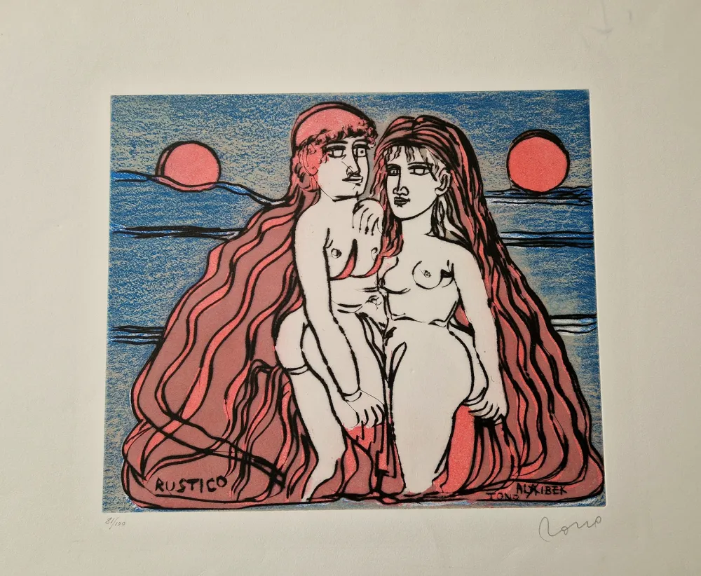 エッチング Zancanaro - Alibek e Rustico