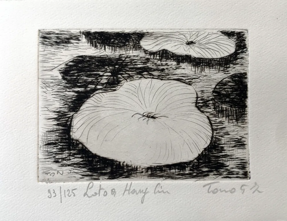 エッチング Zancanaro - Loto a Hang-Cin