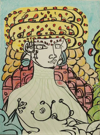 リトグラフ Zancanaro - SENZA TITOLO